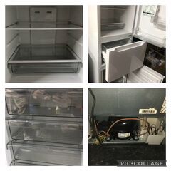 ☆中古￥17,800！TWIN BIRD　199㍑3ドア冷蔵庫　家電　HR-E919型　2018年製　幅53㎝ｘ奥行59㎝ｘ高さ162㎝　【BK450】