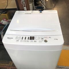 ☆中古￥8,000！Hisense　5.5kg洗濯機　家電　20...