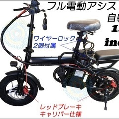 美中古☆カスタム車 フル電動自転車 スロットル 48V/8Ah)...