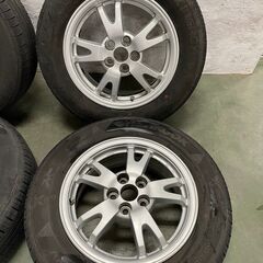 TOYOTA】 トヨタ 純正 アルミホイール 15×6J +45 5穴 ハブ径53mm PCD100