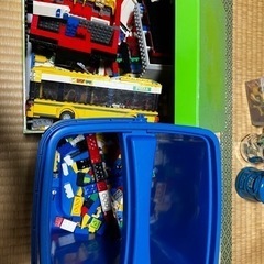 LEGOブロック　青いバケツとCITY7641