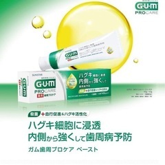 GUM プロケア　歯磨き粉