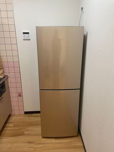 Haier ハイアール　Global Series ゴールド JR-NF218B-N [218L /2ドア /右開きタイプ] [冷凍室 81L]