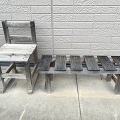 お庭用の椅子とベンチ