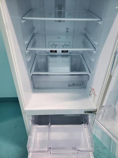 2018年製！ホワイトカラー！三菱 2ドア冷凍冷蔵庫　クリーニング及び動作確認済み