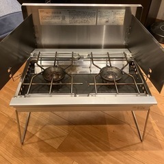 スノーピーク　2口ガスグリル　ボンベ付き スノーピーク 2口ガスグリル ボンベ付き