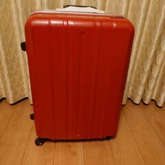 サンコー　スーツケース　赤　難あり
