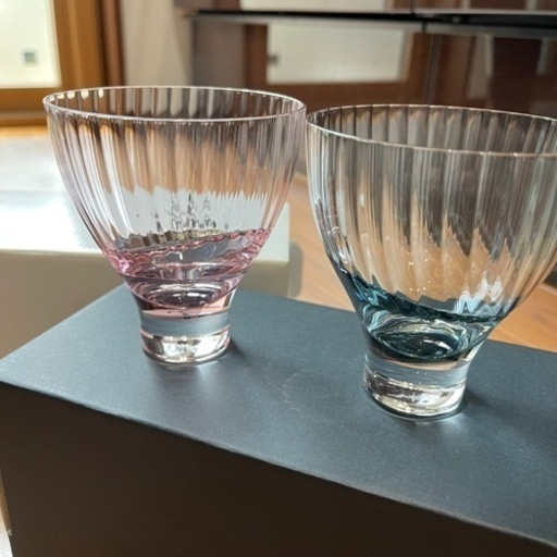 【新品未使用】菅原工芸硝子　ペアグラス