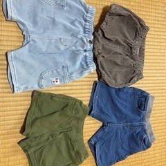 【値下げ1100→1000円】子供用品 ベビー用品 半ズボン4点セット