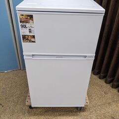 Abitelax 2ドア冷凍冷蔵庫 90L 2023年製 AR-951