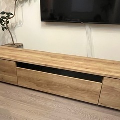 【美品】日本製 大川家具 テレビ台 180cm