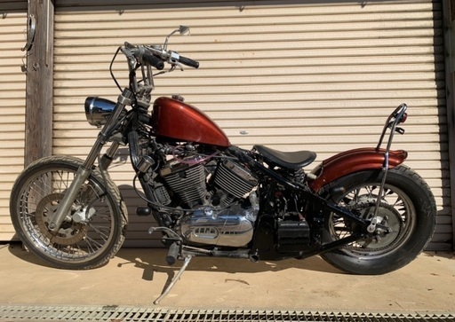 バルカン400 カスタム車 VN400A エンジン始動 書付き 日立南IC付近