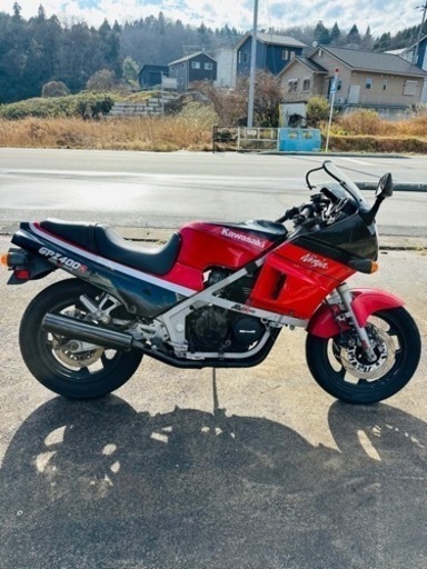 カワサキ　gpz400r レストアベース　書類、鍵有り