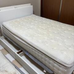 ホワイト セミダブルベッド セミダブルベット - その他 