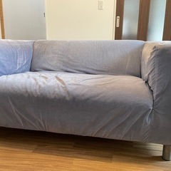 IKEA2人掛けソファー。使用感あります。