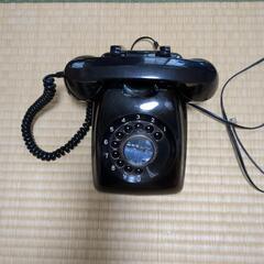 古い黒電話器