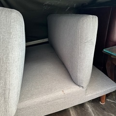 【ネット決済】小さめのソファーとオットマンセット