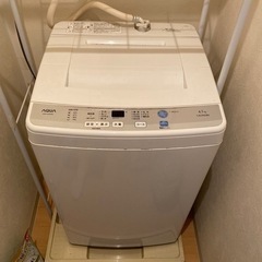 洗濯機4.5ℓ 値段交渉可能です