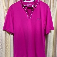 ポロシャツ　NIKE ピンク系　XL