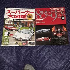 スーパーカーの雑誌2冊