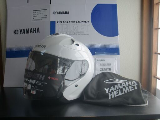 ヤマハバイクヘルメット ジェット YJ-17 ZENITH-P パールホワイト M