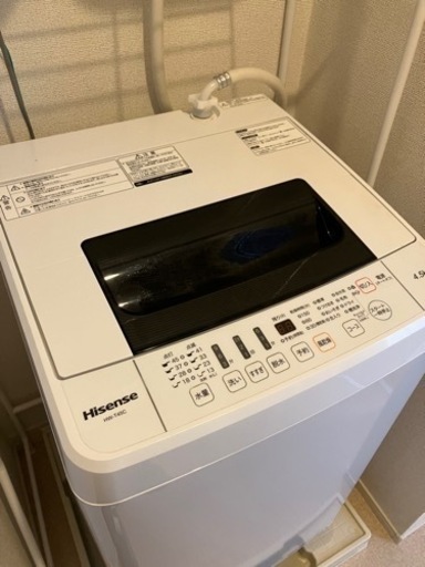 HIsense HW-T45C 洗濯機　美品2019年式