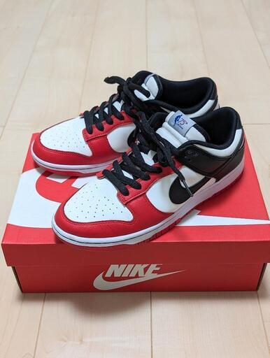NBA × DUNK LOW EMB 75TH ANNIVERSARY CHICAGO BULLS ナイキ ダンクロー シカゴブルズ 27.5cm DD3363-100