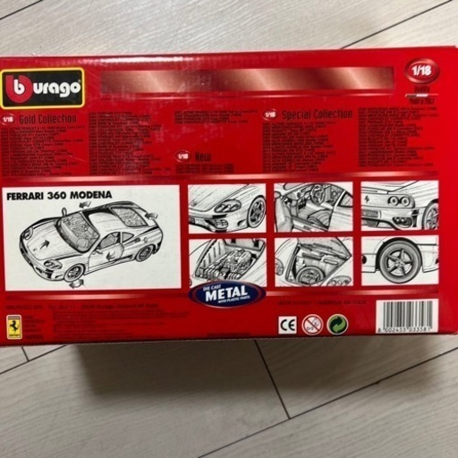 BURAGO 1/18 Ferrari Ferrari 360 骨董品 BURAGO 1/18 Ferrari Ferrari 360 骨董品