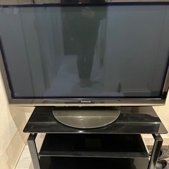 Panasonic プラズマテレビ　46型　テレビ台付き