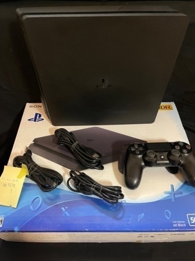 ①ps4 プレステ4 CUH-2100A ジェットブラック PlayStation4 2024/01/01