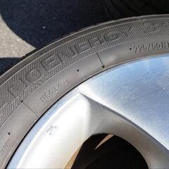 中古★トヨタ 10 アルファード 純正ホイール タイヤ 4本セット ★ 2本 新品同様タイヤ TOYO NANOENERGY 3PLUS