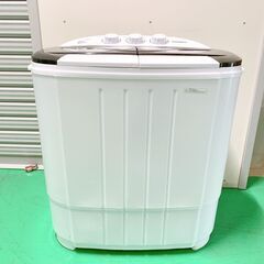 【良品】サンコ 小型二槽式洗濯機 STTWAMN3 別洗いしま専科3