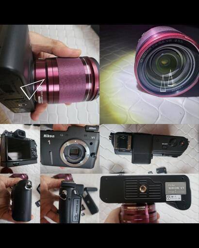 Nikon V1 10-100mmセット、グリップ、純正充電器、バッテリー2
