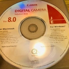 キャノン　デジタルカメラソリューションディスク