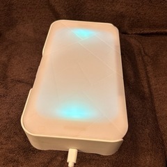 除菌ができる無線充電器　iPhone用　ケーブル付き