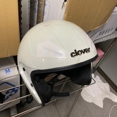 バイクヘルメット　白