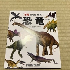 お取引中　恐竜　イラスト事典