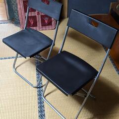 折りたたみ椅子  ２点（IKEA製）