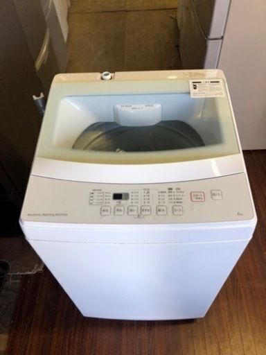 福岡市内配送設置無料　ニトリ 全自動洗濯機6㎏ NTR60 ホワイト