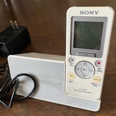 ポータブルラジオレコーダー icz-r100