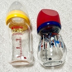 母乳実感　ガラス哺乳瓶　160ml２個セット