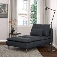 【今日中】中古IKEA1人用ソファー ソーデルハムン寝椅子