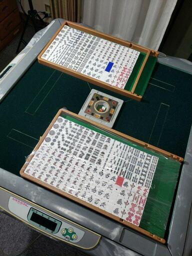 全自動麻雀卓 アモスコングバトルフォー‼️ 分解整備済み❗椅子4脚付き‼️