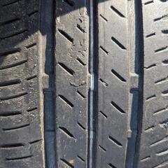 ブリジストン・ECOPIA・18年製・185/70R14 日産鉄ホイールカバー付き