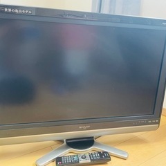 SHARP AQUOS テレビ 32型　不具合あり