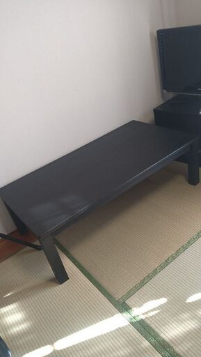 ダイニングローテーブル　黒
