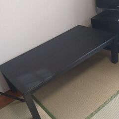 ダイニングローテーブル　黒