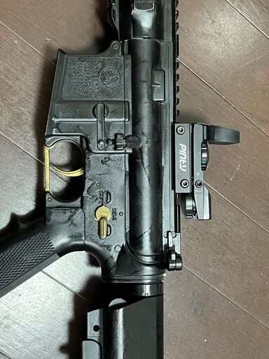 10禁エアガン 東京マルイライトプロM4CQB タンカラーモデル(黒に塗装 