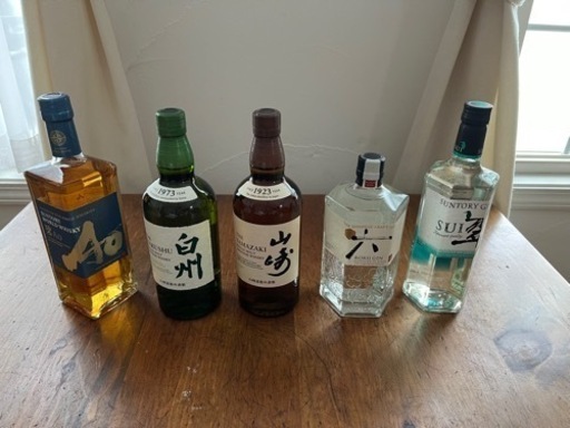 サントリー山崎　18000円　白州　15000円ほか
