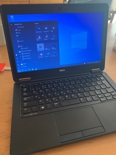 (売約済）蔵出し小型12.5inch液晶/軽量薄型人気機種　新品バッテリー　Dell latitudeE7250改 Core i5　Webカメラwifi bluetooth HDMI搭載機　メモリー８G　Windows10pro 64bit